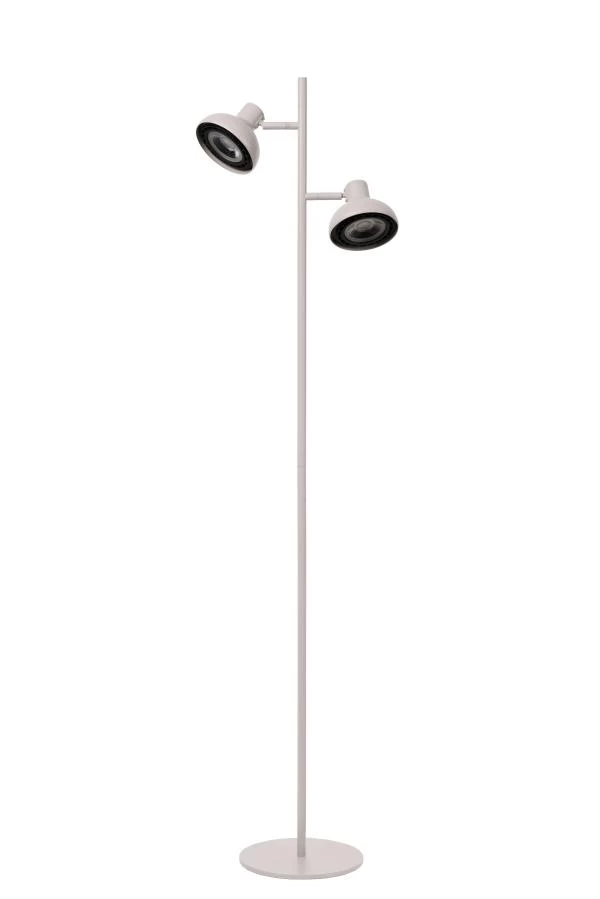 Lucide SENSAS - Lampadaire - 2xGU10 (ES111) - Blanc - éteint